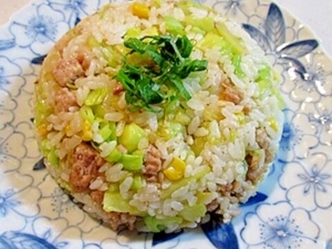 簡単に！キャベツのチャーハン